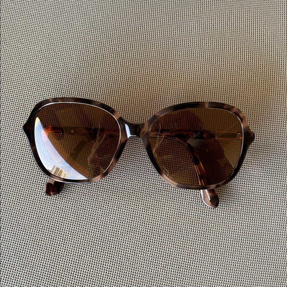 Kate Spade Brylee Hello Sunshine Sunglasses $300 Tortoise & Gold - Picture 3 of 6